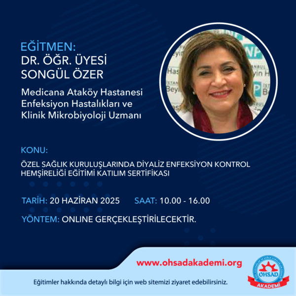 DİYALİZ MERKEZLERİNDE ENFEKSİYON KONTROL HEMŞİRELİĞİ